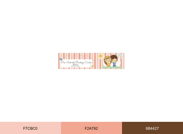 Dra Gabriela Barboza Cunha brand color palette
