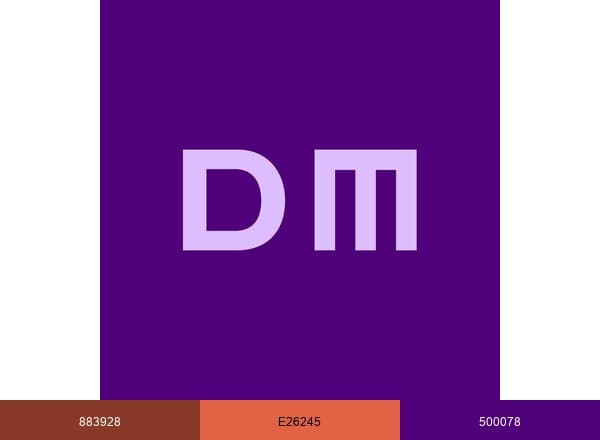 Drents Museum brand color palette