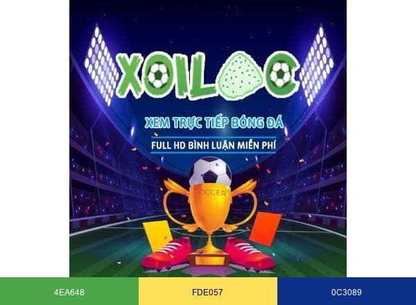 Xoilac TV Trực Tiếp Bóng Đá brand color palette