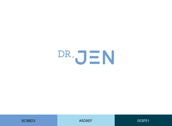 – Dr Jen Natural brand color palette