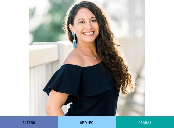Dr Mariza brand color palette