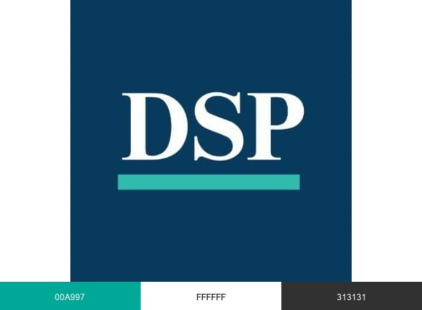 DSP Mutual Fund brand color palette