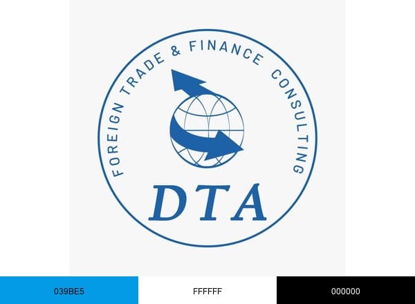 DTA Foreign Trade & Finance Consulting brand color palette
