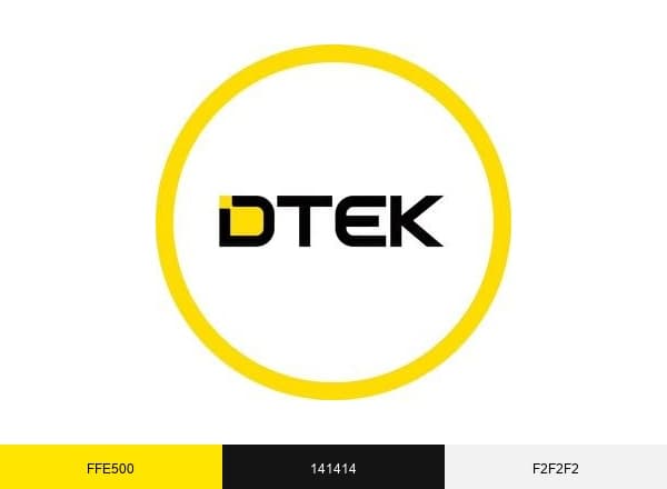DTEK brand color palette