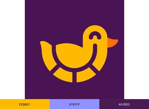 DuckyLuck brand color palette
