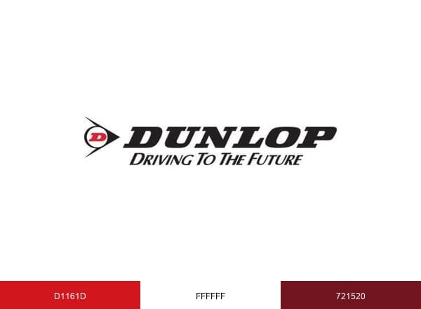 Dunlop Tyres brand color palette