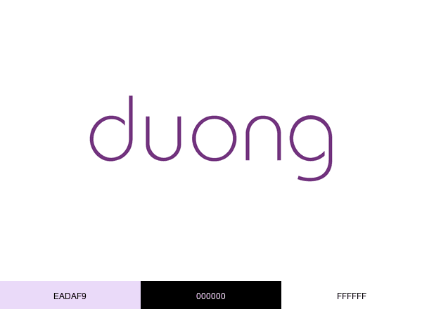 Duong Jewelry brand color palette