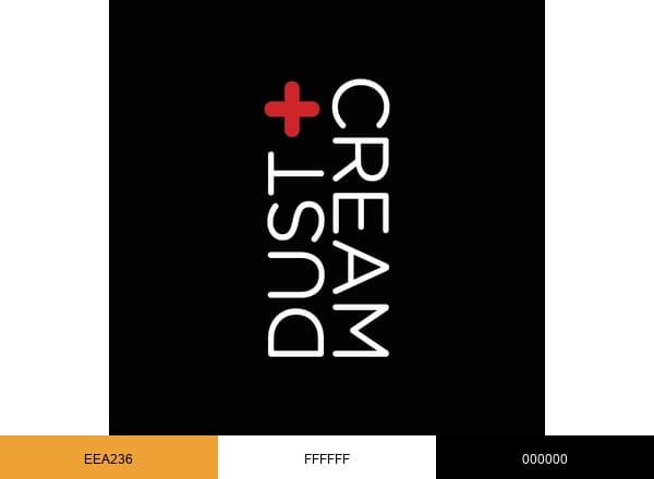 DUST+CREAM brand color palette