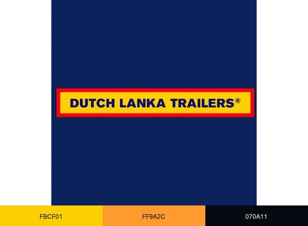 Dutch Lanka Trailers brand color palette