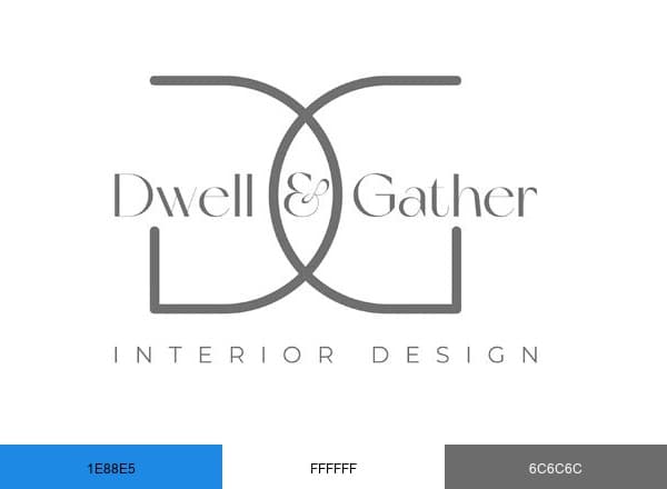 Dwell & Gather Interior Design brand color palette