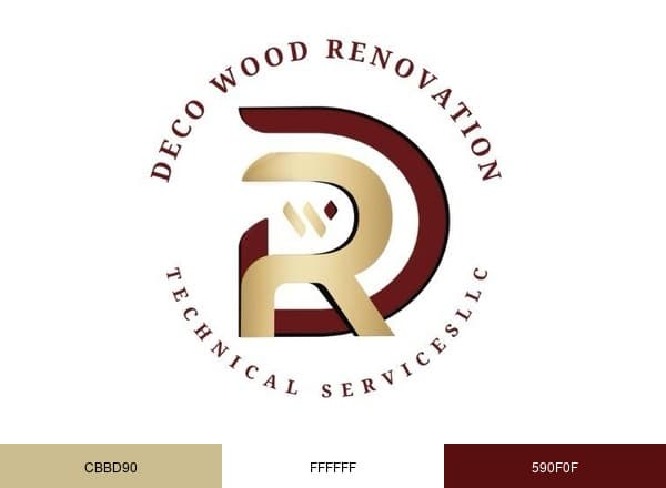 Deco Wood Renovation brand color palette
