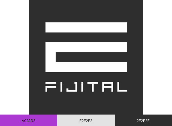 E2 Fijital brand color palette