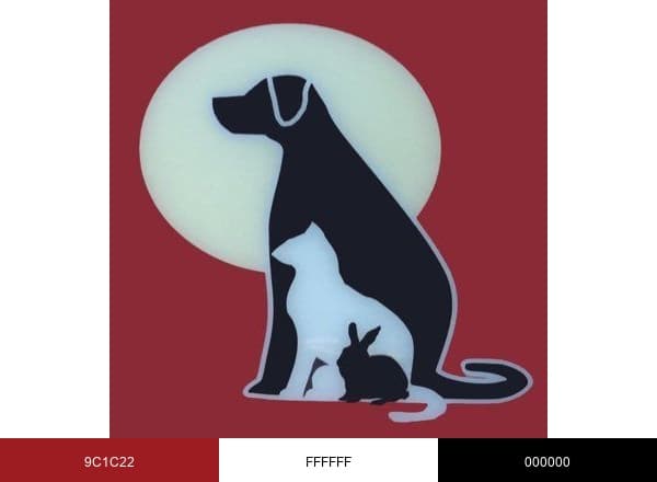 East Brunswick Animal Hospital brand color palette