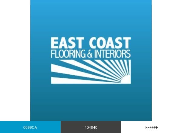 East Coast Flooring & Interiors brand color palette