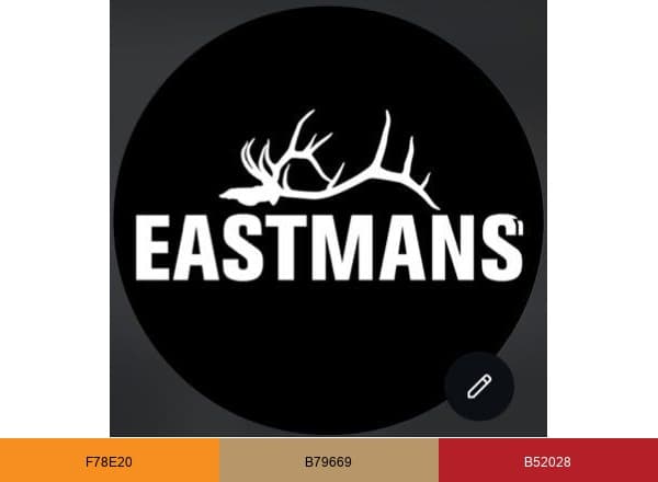 Eastmans' Hunting brand color palette