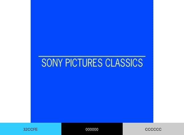 Sony Pictures Classics brand color palette