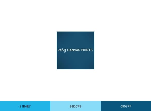 Easy Canvas Prints brand color palette