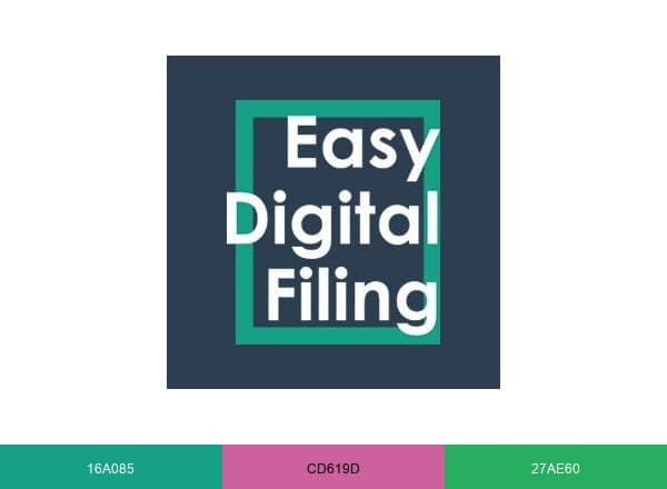 Easy Digital Filing brand color palette
