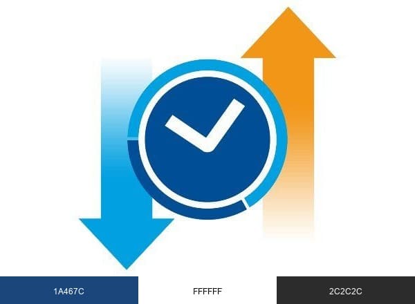 Easy Time brand color palette