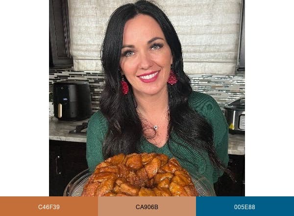 Eating on a Dime brand color palette