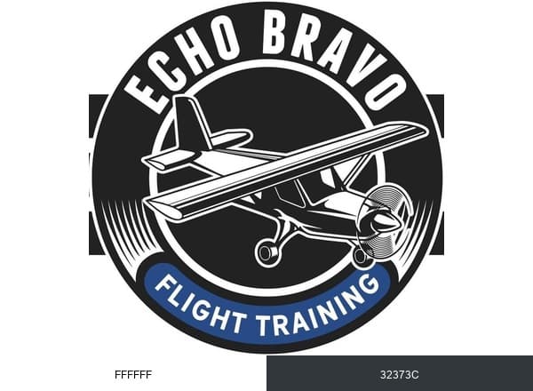 EB Flight brand color palette