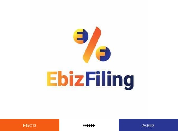 Ebizfiling brand color palette