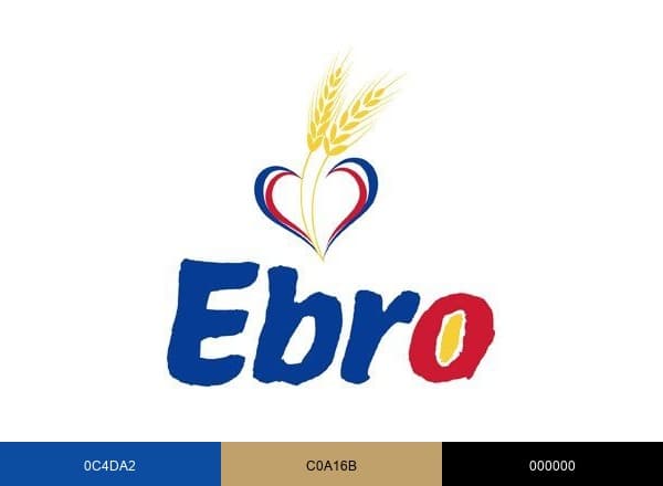 Grupo Ebro brand color palette