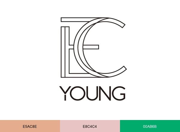 EC Aesthetic Clinic brand color palette