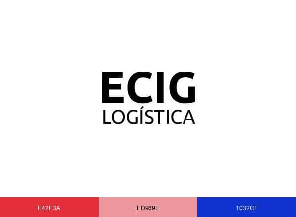 Eciglogística brand color palette