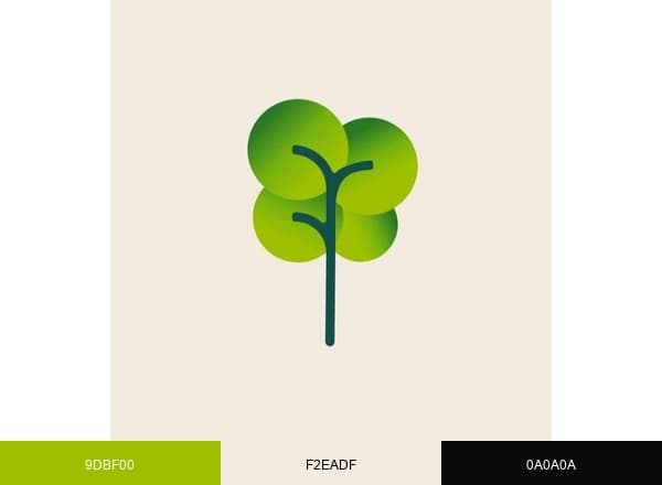 Eco-Verdure brand color palette
