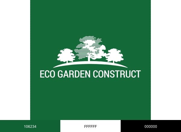 Eco Garden Construct brand color palette