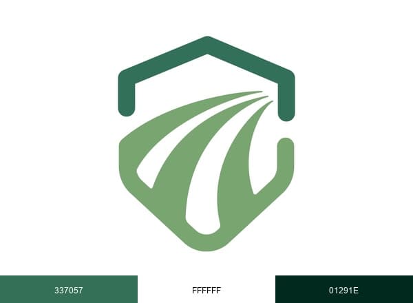 EcoShield Turf brand color palette