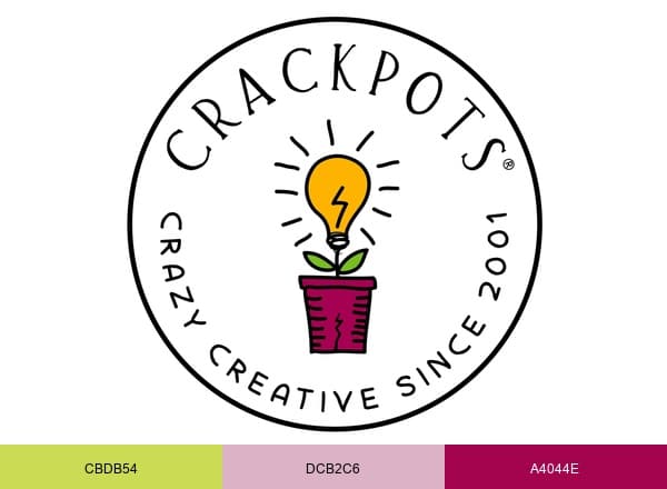 Crackpots brand color palette