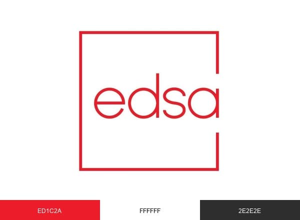 EDSA brand color palette