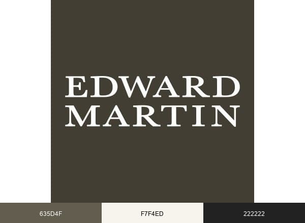 Edward Martin brand color palette