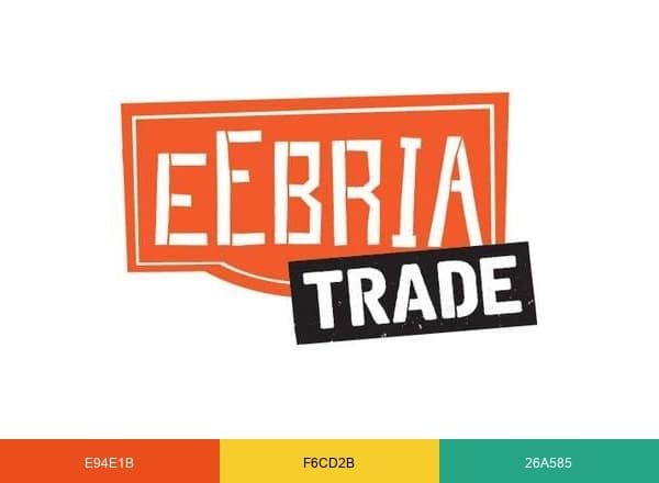 EeBriaTrade brand color palette