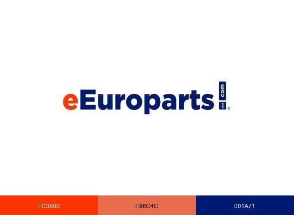 eEuroparts.com brand color palette