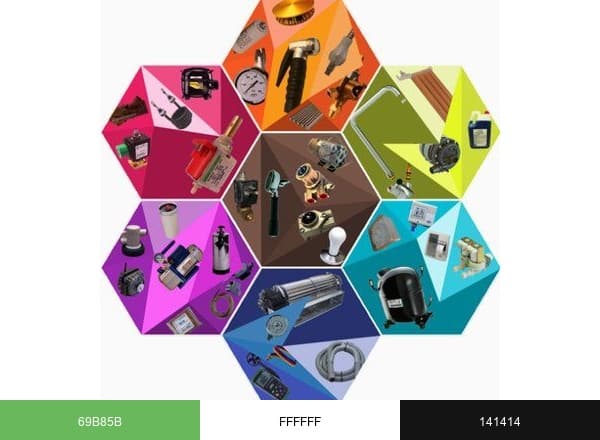 Eevad brand color palette