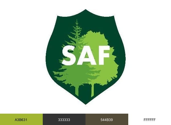 Society of American Foresters brand color palette