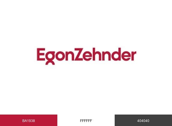 Egon Zehnder brand color palette