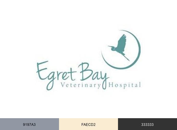 Egret Bay Vet Hosp brand color palette
