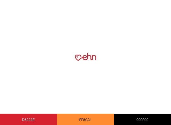 European Heart Network brand color palette