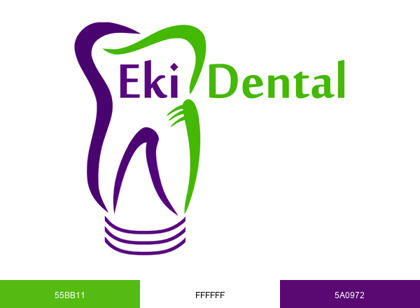 Clinica Dr. Eki Dental brand color palette