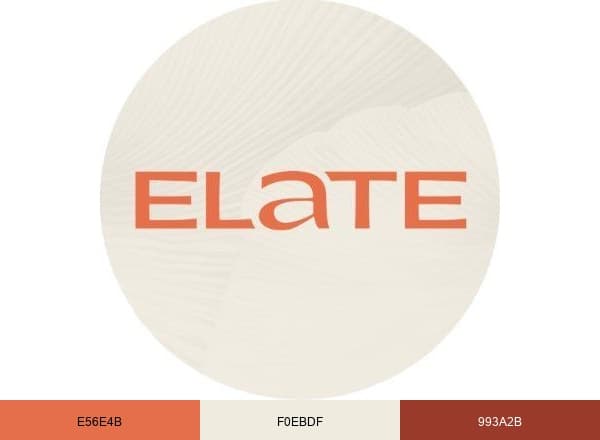 Elate Beauty brand color palette
