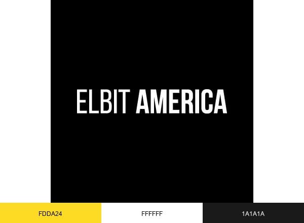 Elbit Systems of America brand color palette