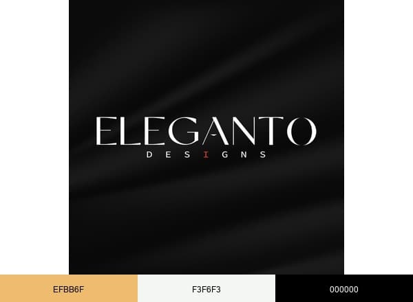 Eleganto Designs brand color palette