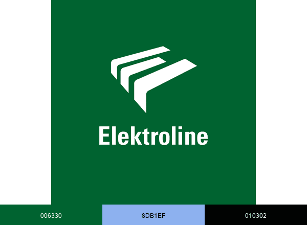 Elektroline a.s. brand color palette
