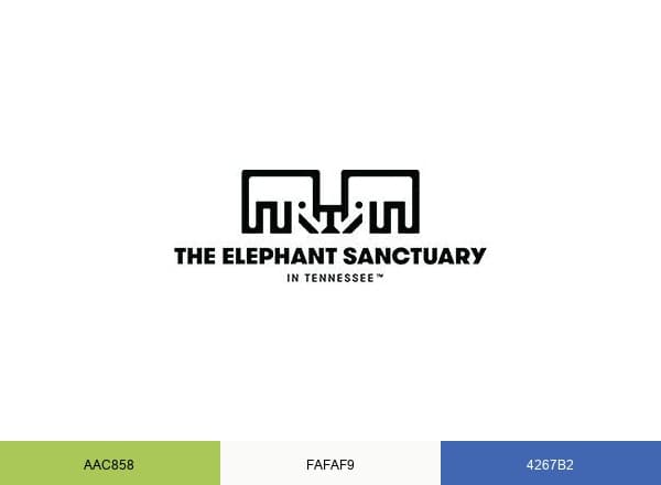 The Elephant Sanctuary brand color palette