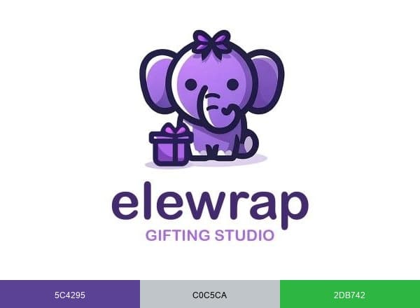 Elewrap Return Gifting Studio brand color palette