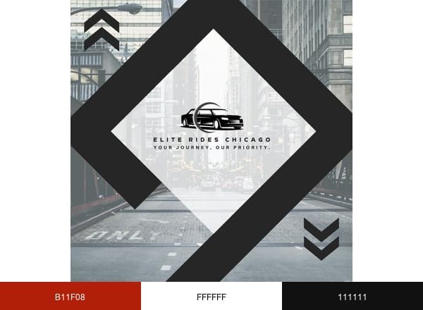 Elite Rides USA brand color palette